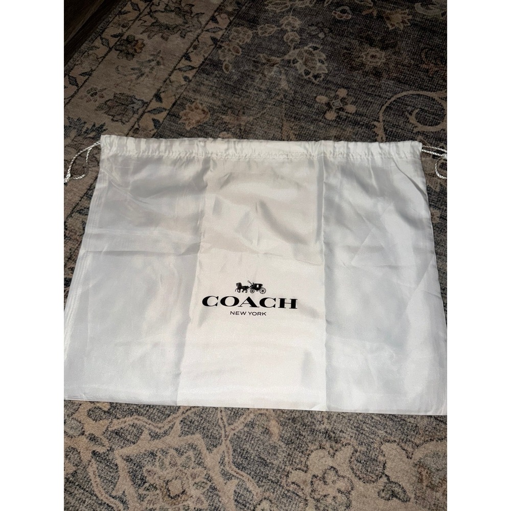 Large Coach Dustbag White Protective Bag